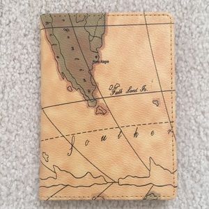 RFID blocking map passport holder/case